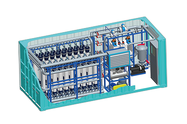 Containerized CMF Water Purification System